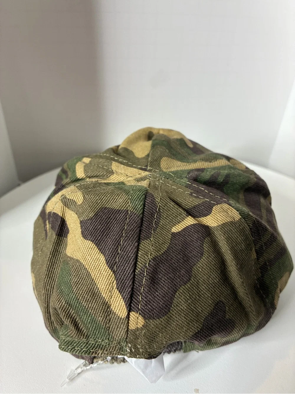 NWOT Kids Camo Cap with Pink Peace Patch
